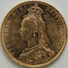 SOVEREIGNS 1889  VICTORIA JUBILEE HEAD MELBOURNE GEF