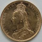 SOVEREIGNS 1890  VICTORIA JUBILEE HEAD SYDNEY GEF