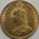 SOVEREIGNS 1887  VICTORIA JUBILEE HEAD LONDON GEF