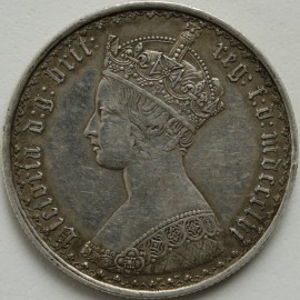 FLORINS 1856  VICTORIA  GVF/NEF