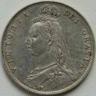 HALF CROWNS 1892  VICTORIA GVF