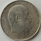 HALF CROWNS 1908  EDWARD VII SCARCE GEF