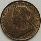 FARTHINGS 1896  VICTORIA BRIGHT FINISH UNC LUS