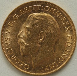 HALF SOVEREIGNS 1912  GEORGE V LONDON GEF