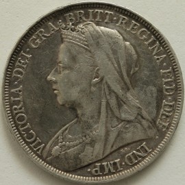 CROWNS 1895  VICTORIA LIX GVF