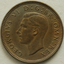 SIXPENCES 1952  GEORGE VI VERY SCARCE GOLD TONE UNC