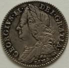 SIXPENCES 1746  GEORGE II LIMA GVF