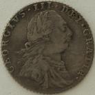 SIXPENCES 1787  GEORGE III HEARTS NVF