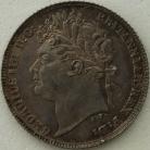 SIXPENCES 1821  GEORGE IV 1ST HEAD 1ST REVERSE SUPERB UNC.T.