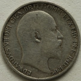 SIXPENCES 1904  EDWARD VII RARE GF