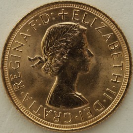 SOVEREIGNS 1962  Elizabeth II  BU