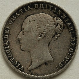 SIXPENCES 1859  VICTORIA  NVF