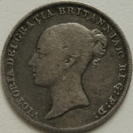 SIXPENCES 1863  VICTORIA VERY RARE GF