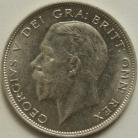 HALF CROWNS 1930  GEORGE V RARE              NUNC LUS 