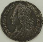 SIXPENCES 1757  GEORGE II GEF