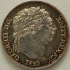 SIXPENCES 1820  GEORGE III  NUNC LUS