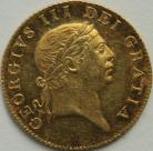 GUINEAS 1813  GEORGE III GEORGE III 6TH HEAD MILITARY TYPE VERY RARE - SCRATCHES ON REVERSE EF