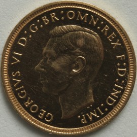 HALF SOVEREIGNS 1937  GEORGE VI PROOF SCARCE FDC