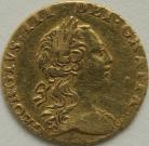 QUARTER GUINEAS 1762  GEORGE I GEORGE III LAUREATE HEAD GVF