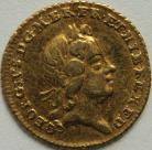 QUARTER GUINEAS 1718  GEORGE I GEORGE I SCARCE GVF