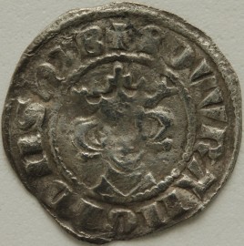 EDWARD I 1307 -1327 EDWARD I PENNY. LONG CROSS TYPE. CANTERBURY NVF