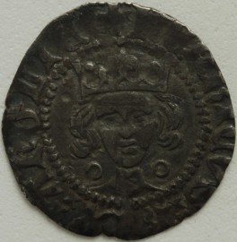 HENRY VI 1422 -1430 HENRY VI PENNY. ANNULET ISSUE. CALAIS MINT. EXCELLENT PORTRAIT GVF