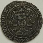 HENRY VI 1431 -1433 HENRY VI GROAT. READS HENIC FOR HENRIC. PINECONE - MASCLE ISSUE. CALAIS MINT. MM CROSS FLEURY/PLAIN CROSS. EXCELLENT PORTRAIT GVF