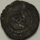 HENRY VII 1485 -1503 HENRY VII HALFPENNY. FACING BUST ISSUE. OPEN CROWN. LONDON MINT GF
