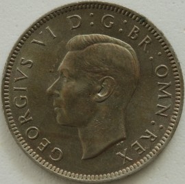 SHILLINGS 1948  GEORGE VI ENG.GOLDEN TONE   UNC