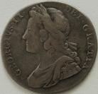 SHILLINGS 1732  GEORGE II ROSES AND PLUMES NVF