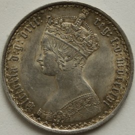 FLORINS 1856  VICTORIA SCARCE GEF