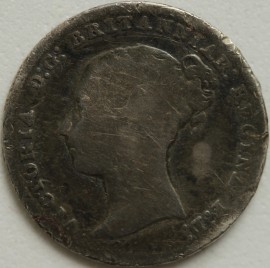 GROATS 1851  VICTORIA RARE GF