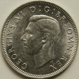 SHILLINGS 1942  GEORGE VI ENG. UNC LUS