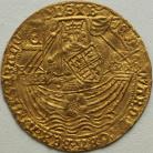 HAMMERED GOLD 1464 -1470 EDWARD IV RYAL (ROSE-NOBLE) TOWER MINT TYPE VII LIGHT COINAGE LARGE FLEURS IN SPANDRELS LONDON MM CROWN EXCELLENT PORTRAIT GVF