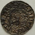 ANGLO SAXON-LATE PERIOD 1042 -1066 EDWARD THE CONFESSOR PENNY. EXPANDING CROSS TYPE. WALLINGFORD. BEORHTRIC. BRIHTRIC ON PAL EF