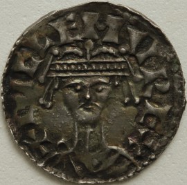 NORMAN KINGS 1066 -1087 WILLIAM I PENNY. BONNET TYPE. WALLINGFORD. BEORHMAER. BRIHTMIER ON PALII. SUPERB TONE AND PORTRAIT EF