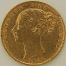 SOVEREIGNS 1863  VICTORIA LONDON SHIELD GVF