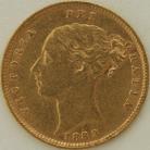 HALF SOVEREIGNS 1883  VICTORIA GVF