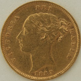 HALF SOVEREIGNS 1883  VICTORIA  GVF