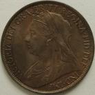 PENNIES 1900  VICTORIA  UNC T