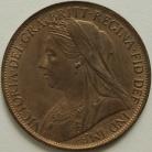 PENNIES 1901  VICTORIA  UNC LUS