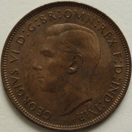 PENNIES 1944  GEORGE VI SCARCE SUPERB UNC T