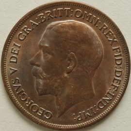 PENNIES 1914  GEORGE V  UNC LUS