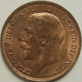 PENNIES 1920  GEORGE V F188 UNC LUS