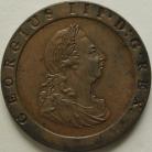 PENNIES 1797  GEORGE III CARTWHEEL - SUPERB TONE UNC