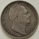 HALF CROWNS 1836  WILLIAM IV WW IN SCRIPT NEF/GVF