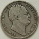 HALF CROWNS 1836  WILLIAM IV GF