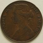 PENNIES 1861  VICTORIA F22 NVF