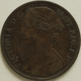 PENNIES 1861  VICTORIA F33 NVF