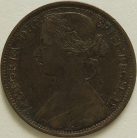 PENNIES 1862  VICTORIA F39 VF